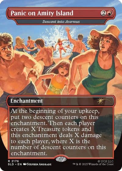 Panic on Amity Island Descent into Avernus Secret Lair Drop Series Magic card