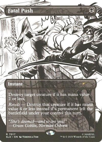 Fatal Push 7017 Secret Lair Drop Series Magic card