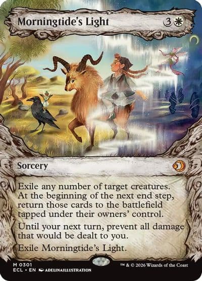 Morningtides Light Showcase Lorwyn Eclipsed Magic card