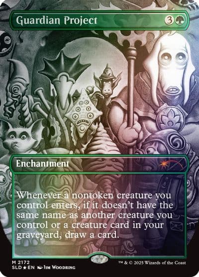 Guardian Project Rainbow Foil Secret Lair Drop Series Magic card
