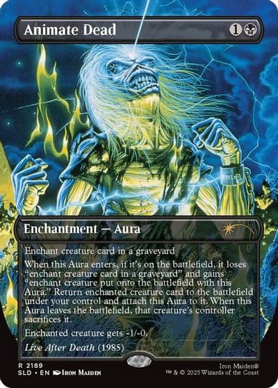 Animate Dead Secret Lair Drop Series Magic card