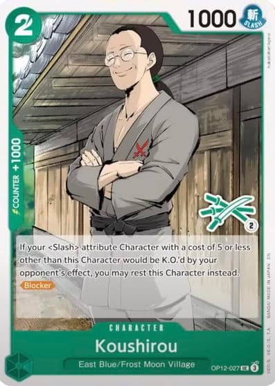 Koushirou Zoro Deck Learn Together Deck Set One Piece card