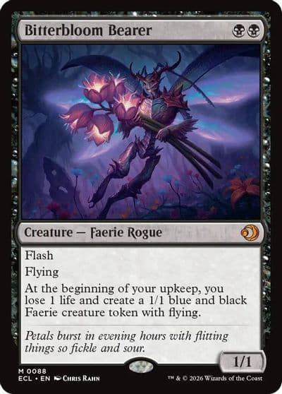 Bitterbloom Bearer Lorwyn Eclipsed Magic card