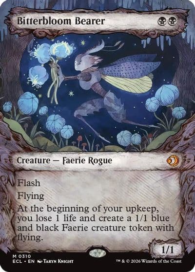 Bitterbloom Bearer Showcase Lorwyn Eclipsed Magic card