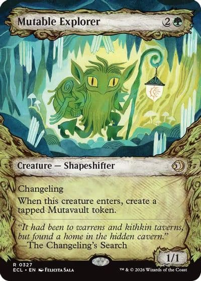 Mutable Explorer Showcase Lorwyn Eclipsed Magic card