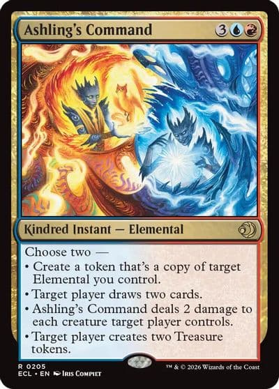Ashlings Command Lorwyn Eclipsed Magic card