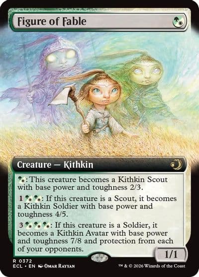 Figure of Fable Extended Art Lorwyn Eclipsed Magic card