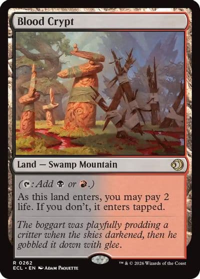Blood Crypt Lorwyn Eclipsed Magic card
