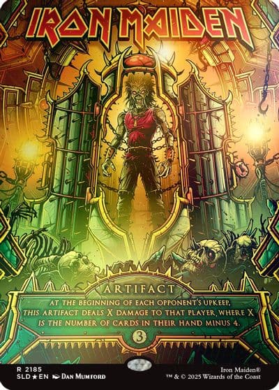 Iron Maiden Rainbow Foil Secret Lair Drop Series Magic card