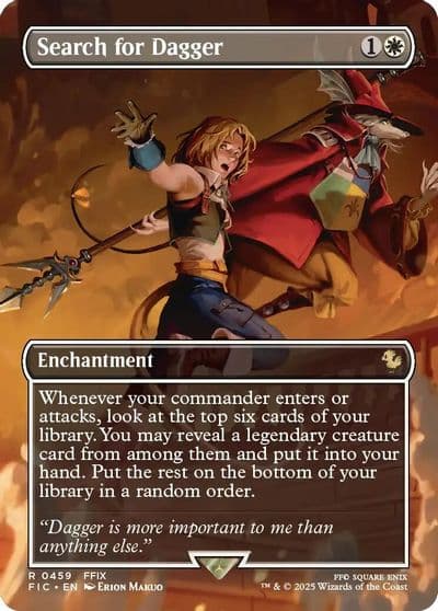 Search for Dagger Borderless Commander: FINAL FANTASY Magic card