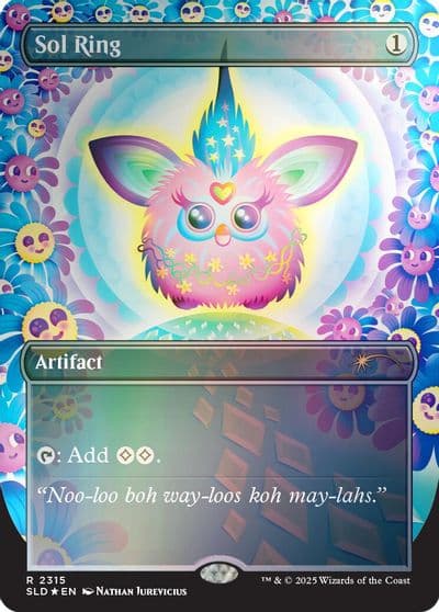 Sol Ring 2315 Rainbow Foil Secret Lair Drop Series Magic card