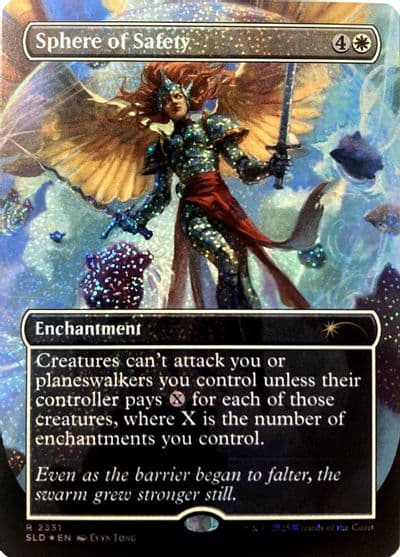 Sphere of Safety 2331 Confetti Foil Secret Lair Drop Series Magic card