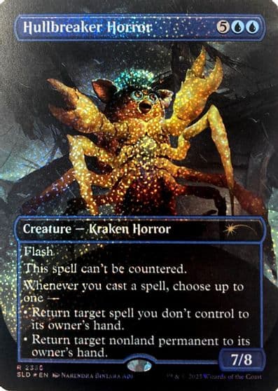 Hullbreaker Horror Confetti Foil Secret Lair Drop Series Magic card