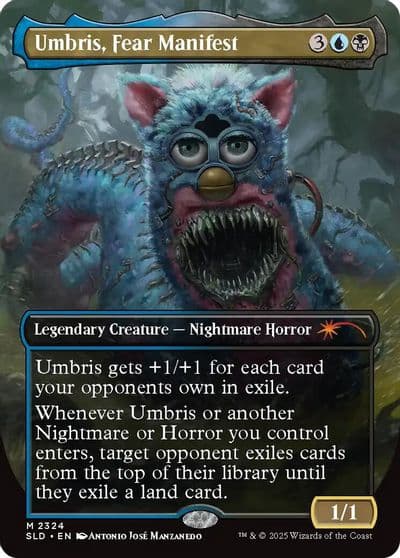 Umbris Fear Manifest Secret Lair Drop Series Magic card