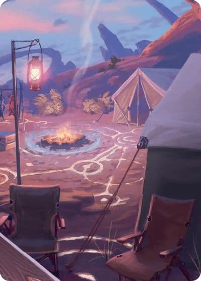 Chocobo Camp Scene Art Card Art Series: FINAL FANTASY Magic card
