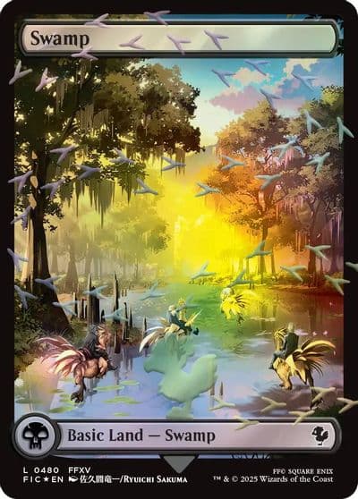 Swamp Chocobo Track Foil Commander: FINAL FANTASY Magic card