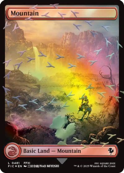 Mountain Chocobo Track Foil Commander: FINAL FANTASY Magic card