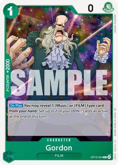 Gordon Carrying On His Will One Piece card
