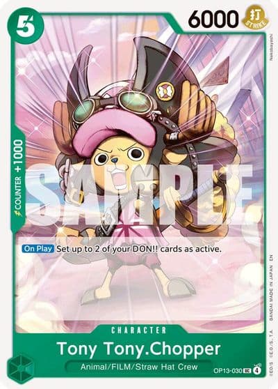 Tony TonyChopper Carrying On His Will One Piece card