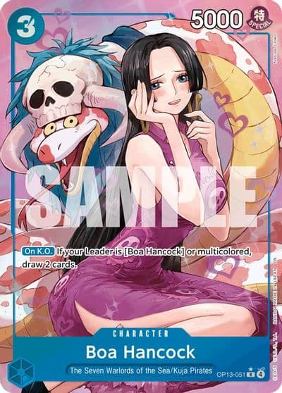 Boa Hancock Alternate Art Carrying On His Will One Piece card