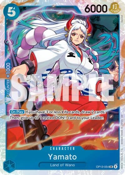 Yamato Carrying On His Will One Piece card
