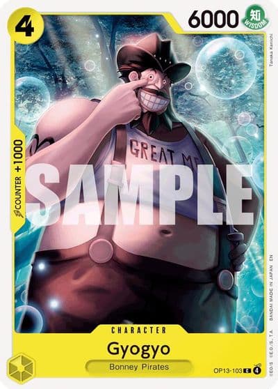 Gyogyo Carrying On His Will One Piece card
