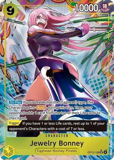 Jewelry Bonney 108 Alternate Art Carrying On His Will One Piece card