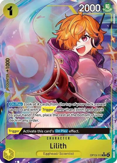 Lilith Alternate Art Carrying On His Will One Piece card