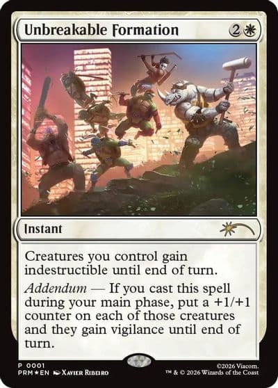 Unbreakable Formation Media Promos Magic card