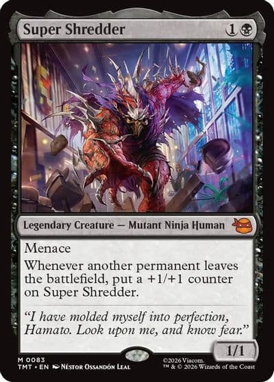 Super Shredder Teenage Mutant Ninja Turtles Magic card