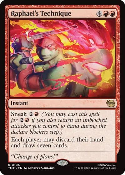 Raphaels Technique Teenage Mutant Ninja Turtles Magic card