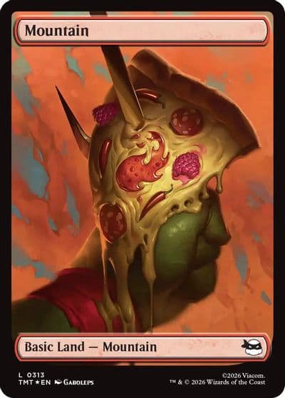 Mountain 0313 Surge Foil Teenage Mutant Ninja Turtles Magic card