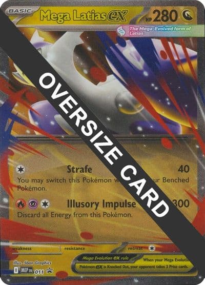 Mega Latias ex - 011 Jumbo Cards Pokemon card