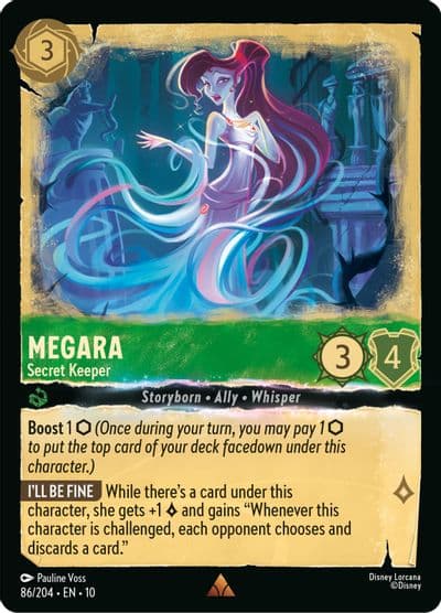 Megara Secret Keeper Whispers in the Well Lorcana card