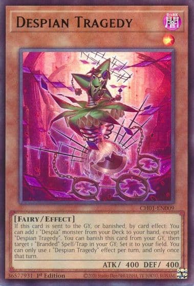 Despian Tragedy THE CHRONICLES DECK: The Fallen & The Virtuous (All-Foil Edition) Yu-Gi-Oh! card