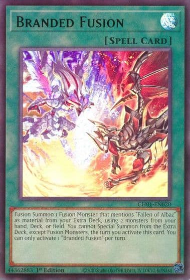 Branded Fusion THE CHRONICLES DECK: The Fallen & The Virtuous (All-Foil Edition) Yu-Gi-Oh! card