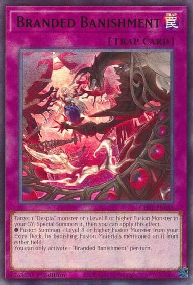 Branded Banishment THE CHRONICLES DECK: The Fallen & The Virtuous (All-Foil Edition) Yu-Gi-Oh! card
