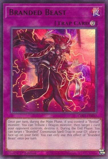 Branded Beast THE CHRONICLES DECK: The Fallen & The Virtuous (All-Foil Edition) Yu-Gi-Oh! card