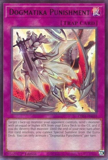 Dogmatika Punishment THE CHRONICLES DECK: The Fallen & The Virtuous (All-Foil Edition) Yu-Gi-Oh! card