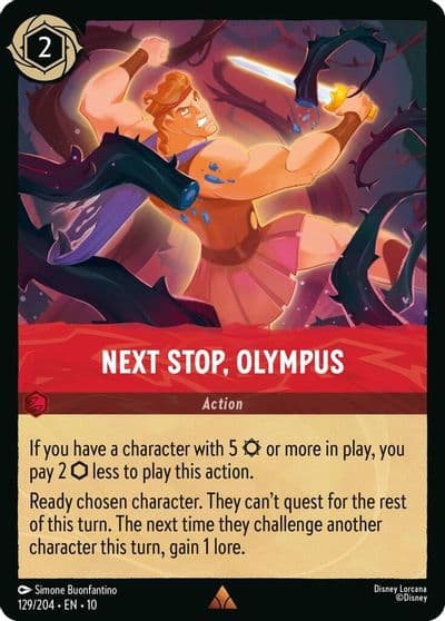 Next Stop Olympus Whispers in the Well Lorcana card
