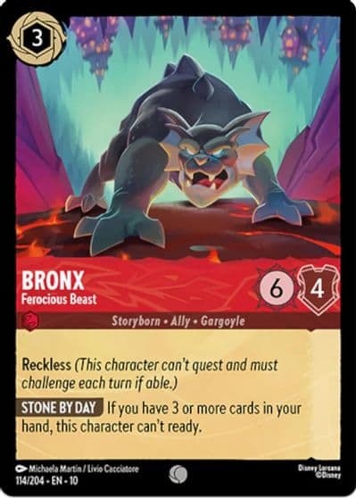 Bronx Ferocious Beast Whispers in the Well Lorcana card