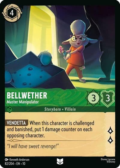 Bellwether Master Manipulator Whispers in the Well Lorcana card