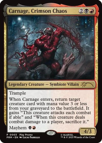 Carnage Crimson Chaos Play Promos Magic card
