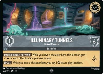 Illuminary Tunnels Linked Caverns Whispers in the Well Lorcana card