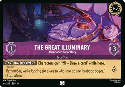The Great Illuminary Abandoned Laboratory Whispers in the Well Lorcana card