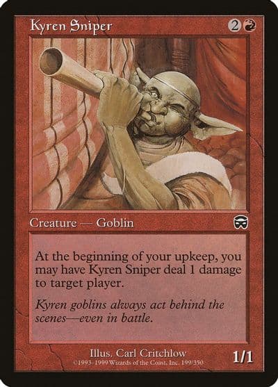 Kyren Sniper Mercadian Masques Magic card