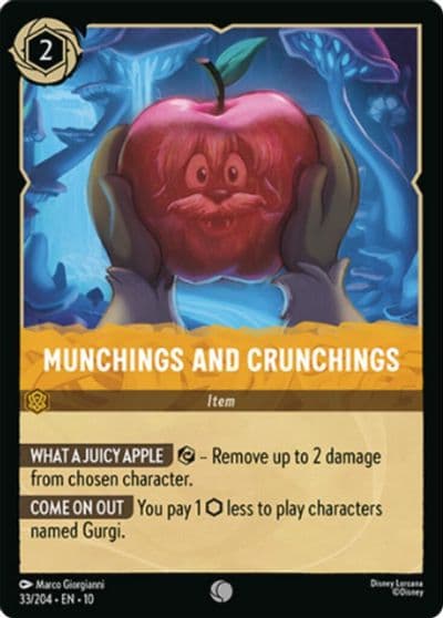 Munchings and Crunchings Whispers in the Well Lorcana card