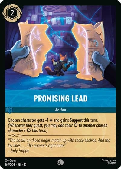Promising Lead Whispers in the Well Lorcana card