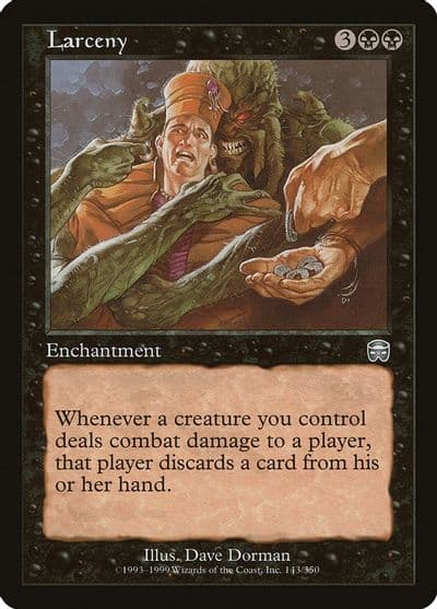 Larceny Mercadian Masques Magic card