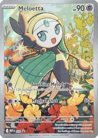 Meloetta - 026 ME: Mega Evolution Promo Pokemon card
